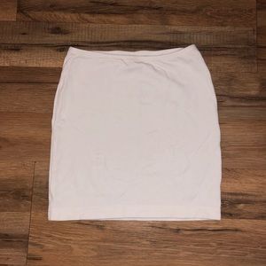 American Apparel white mini skirt